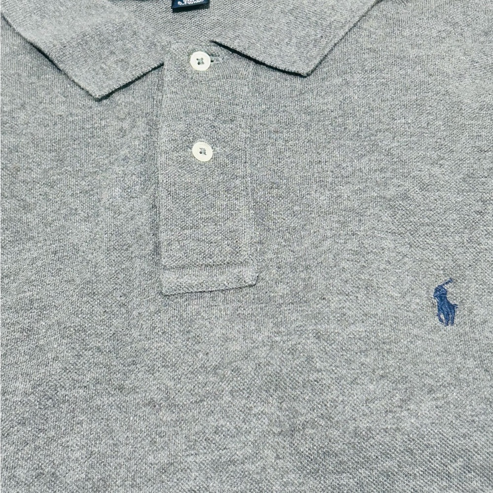 Ralph Lauren Gray Cotton Polo Shirt